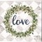 Eucalyptus Wreath A by Marla Rae 14" x 14" Canvas Wall Art (Set of 2)